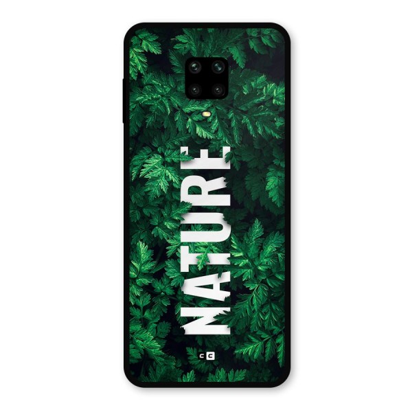 Nature Leaves Metal Back Case for Redmi Note 9 Pro Max