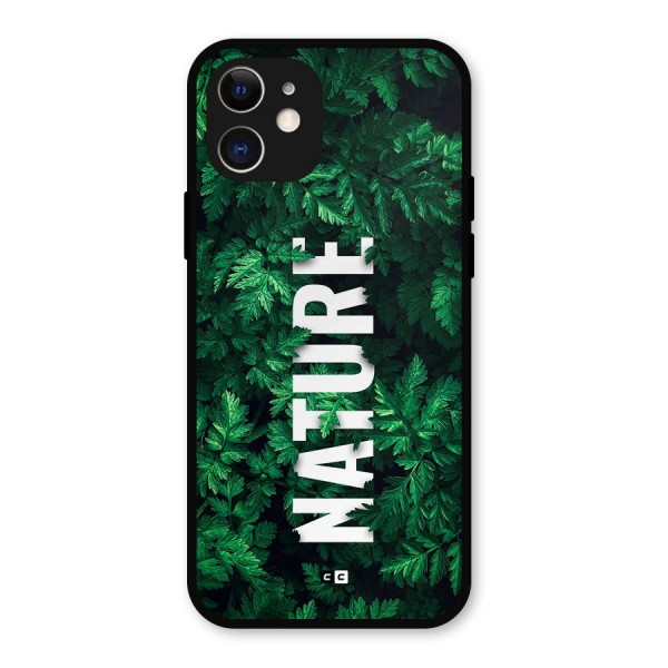 Nature Leaves Metal Back Case for iPhone 12