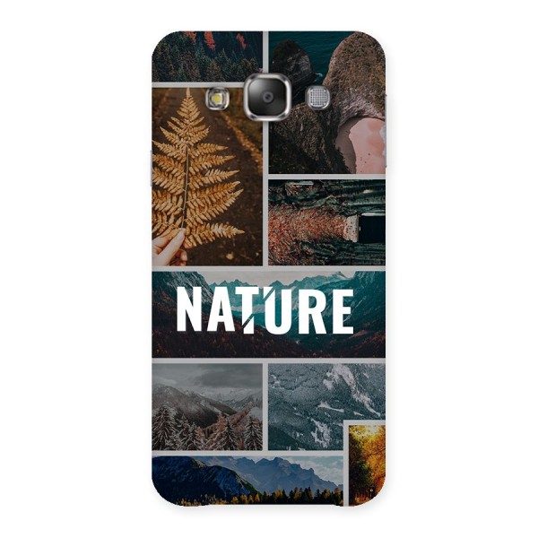 Nature Travel Back Case for Galaxy E7