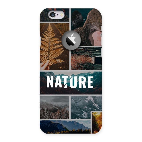 Nature Travel Back Case for iPhone 6 Logo Cut