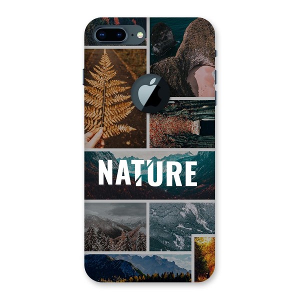 Nature Travel Back Case for iPhone 7 Plus Logo Cut