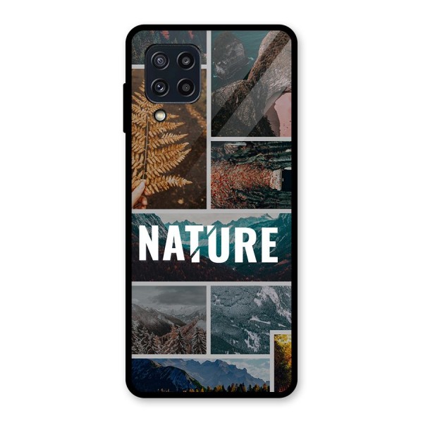 Nature Travel Glass Back Case for Galaxy M32