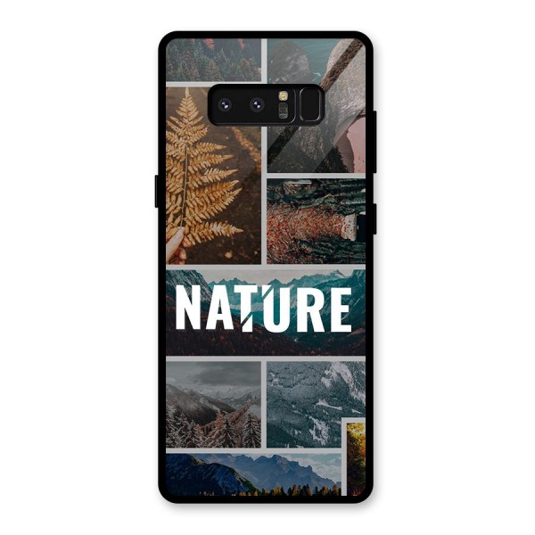 Nature Travel Glass Back Case for Galaxy Note 8