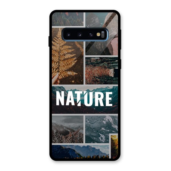 Nature Travel Glass Back Case for Galaxy S10