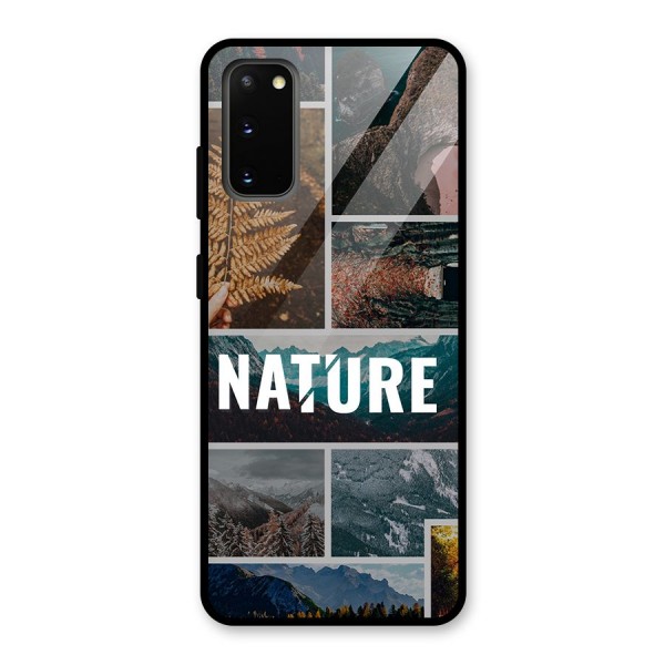 Nature Travel Glass Back Case for Galaxy S20