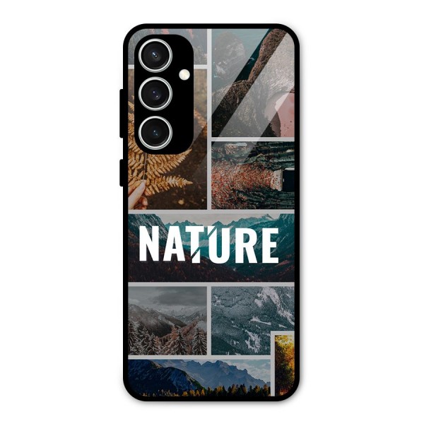 Nature Travel Glass Back Case for Galaxy S23 FE