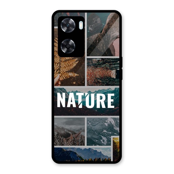 Nature Travel Glass Back Case for Oppo A77