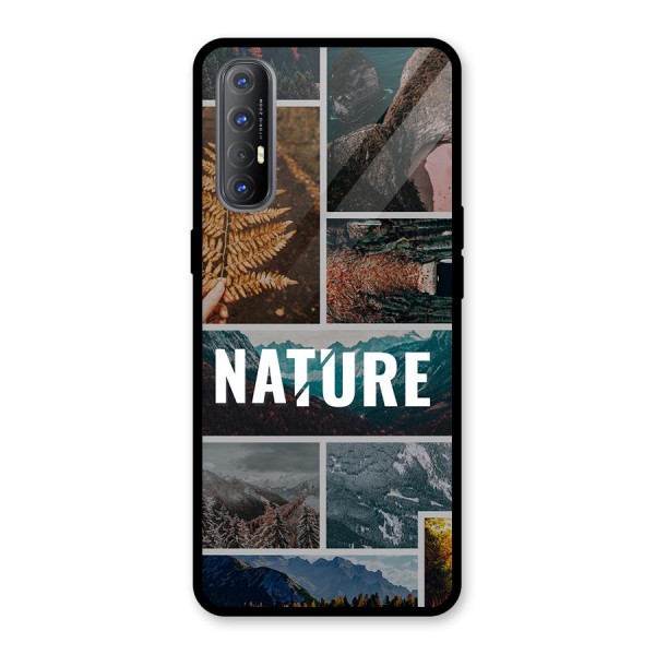 Nature Travel Glass Back Case for Oppo Reno3 Pro