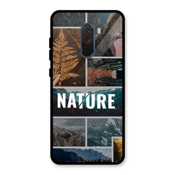 Nature Travel Glass Back Case for Poco F1