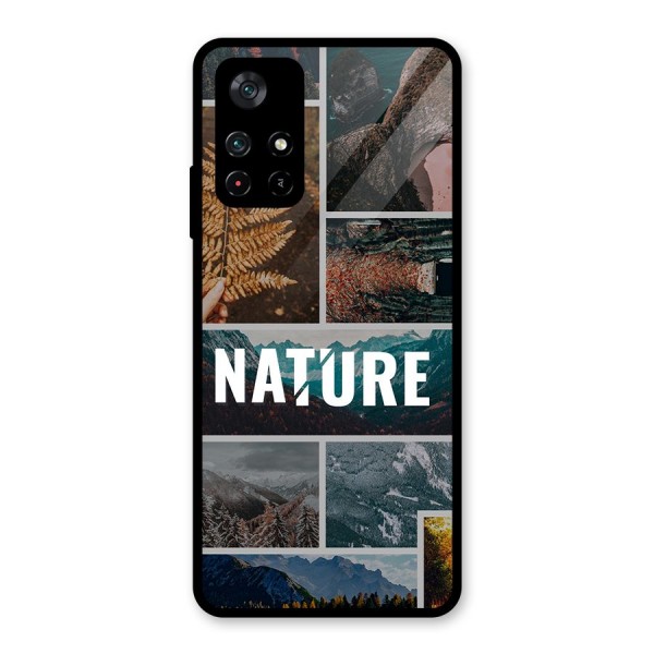 Nature Travel Glass Back Case for Poco M4 Pro 5G