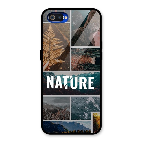 Nature Travel Glass Back Case for Realme C2