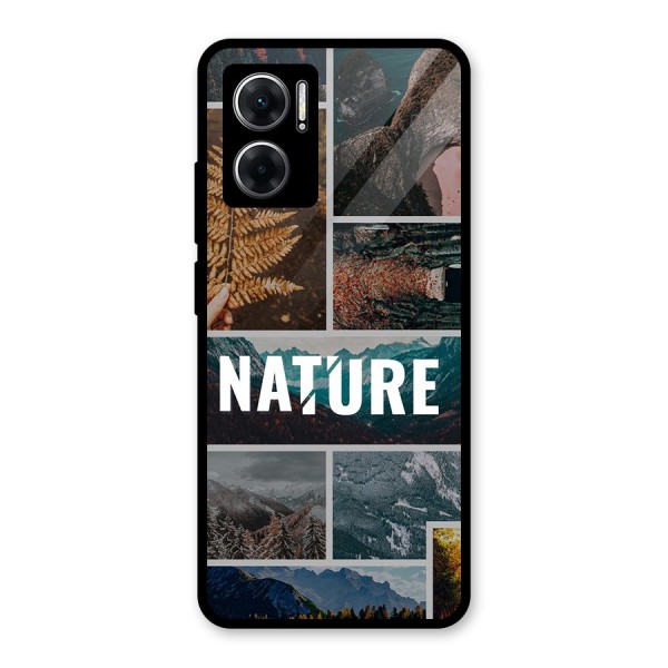 Nature Travel Glass Back Case for Redmi 11 Prime 5G