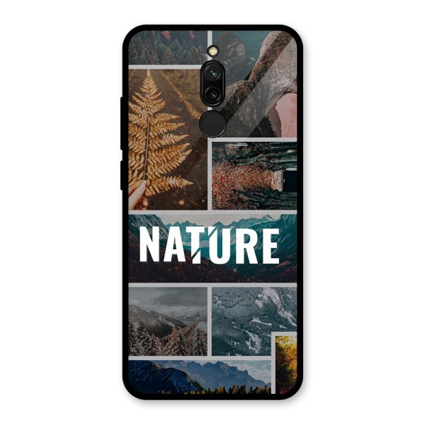 Nature Travel Glass Back Case for Redmi 8