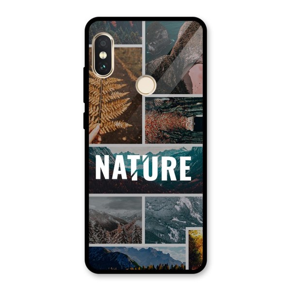 Nature Travel Glass Back Case for Redmi Note 5 Pro
