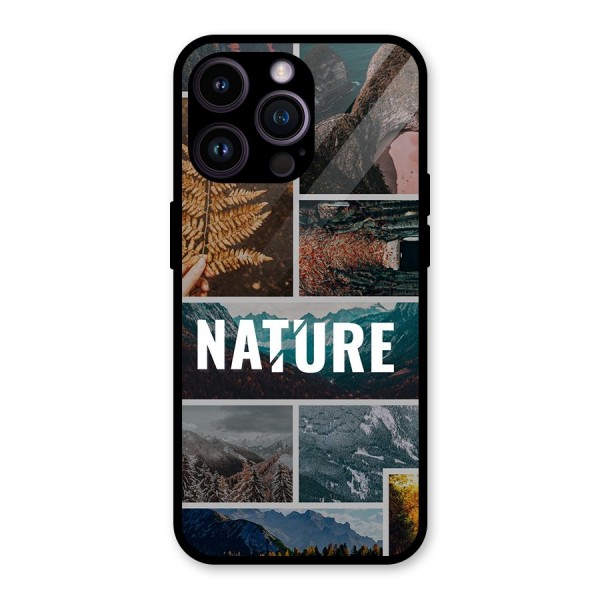 Nature Travel Glass Back Case for iPhone 14 Pro Max