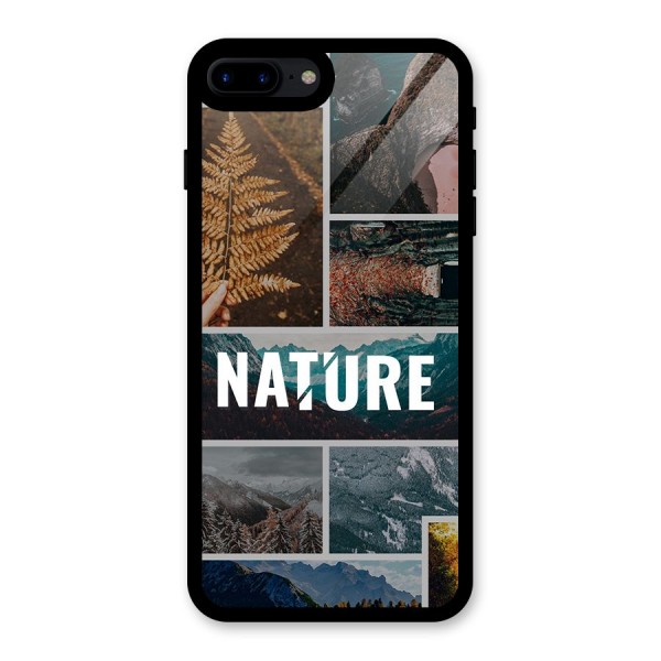 Nature Travel Glass Back Case for iPhone 8 Plus