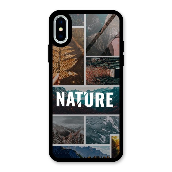 Nature Travel Glass Back Case for iPhone X