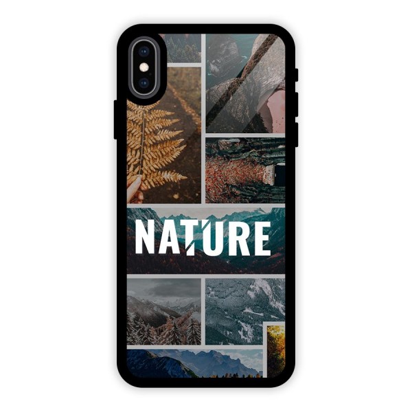 Nature Travel Glass Back Case for iPhone XS Max