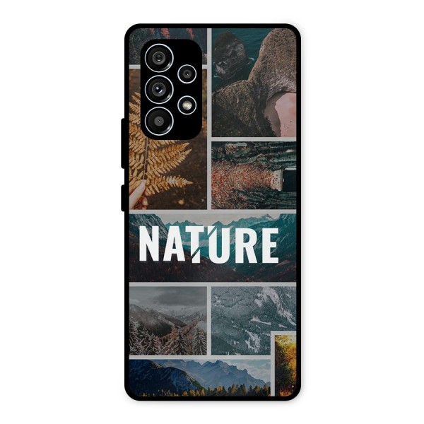 Nature Travel Metal Back Case for Galaxy A53 5G