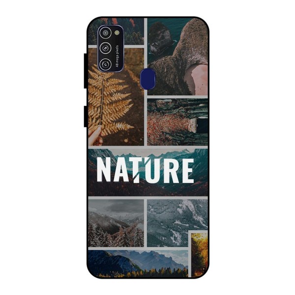 Nature Travel Metal Back Case for Galaxy M21
