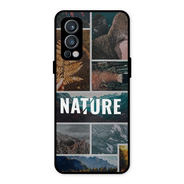 Nature Travel Metal Back Case for OnePlus Nord 2 5G