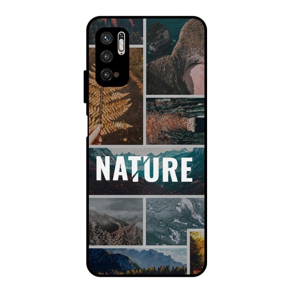 Nature Travel Metal Back Case for Poco M3 Pro 5G