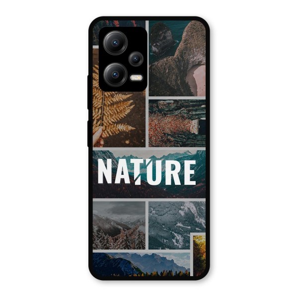 Nature Travel Metal Back Case for Poco X5