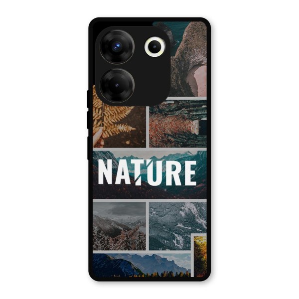 Nature Travel Metal Back Case for Tecno Camon 20