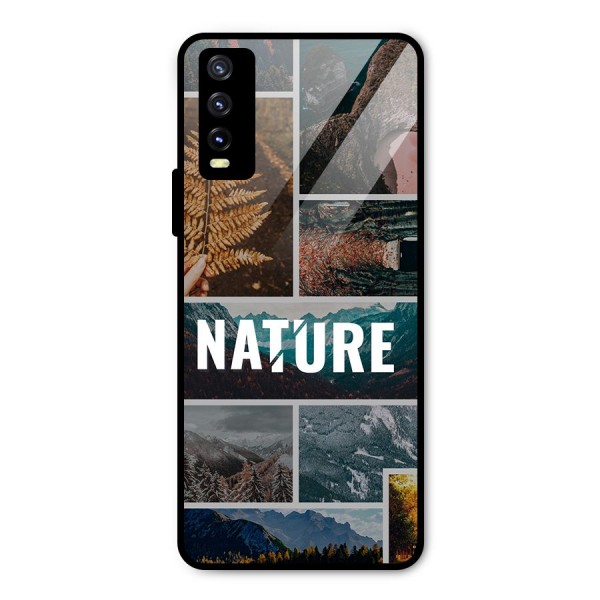 Nature Travel Metal Back Case for Vivo Y20i