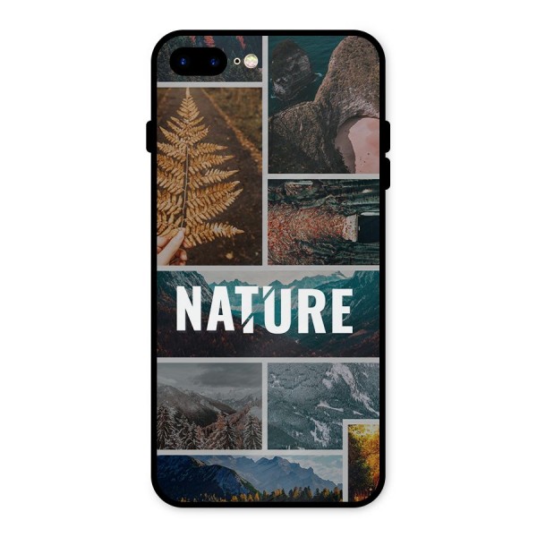 Nature Travel Metal Back Case for iPhone 8 Plus