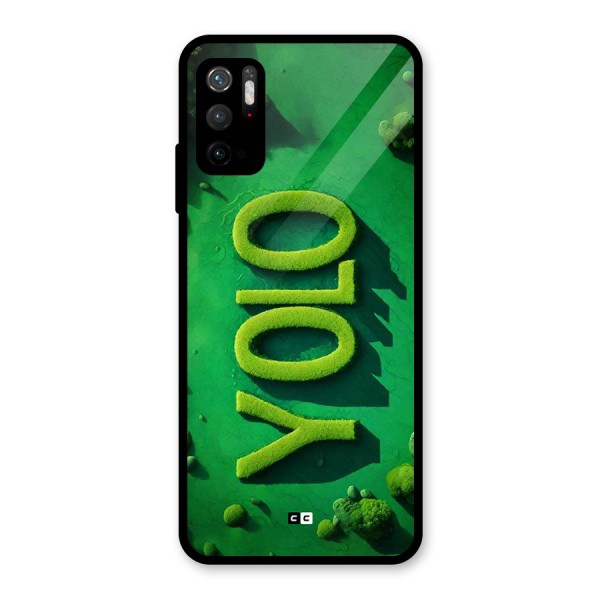 Nature Yolo Glass Back Case for Poco M3 Pro 5G