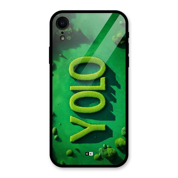 Nature Yolo Glass Back Case for iPhone XR