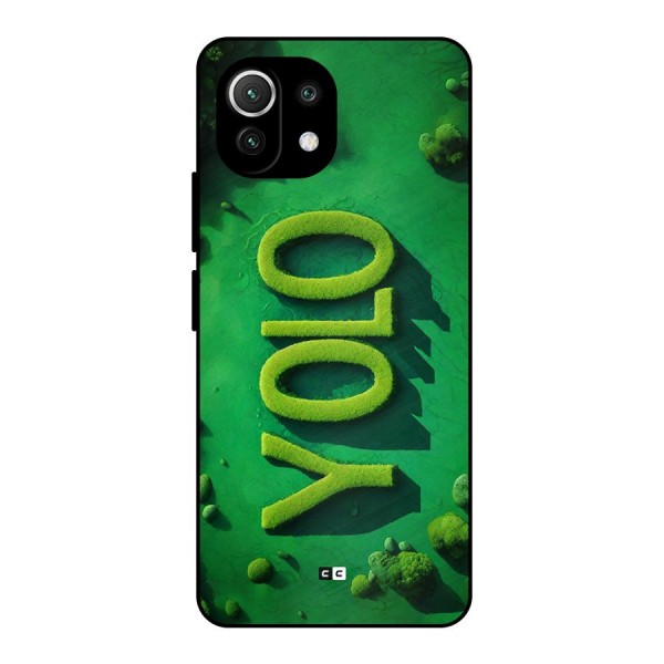 Nature Yolo Metal Back Case for Mi 11 Lite