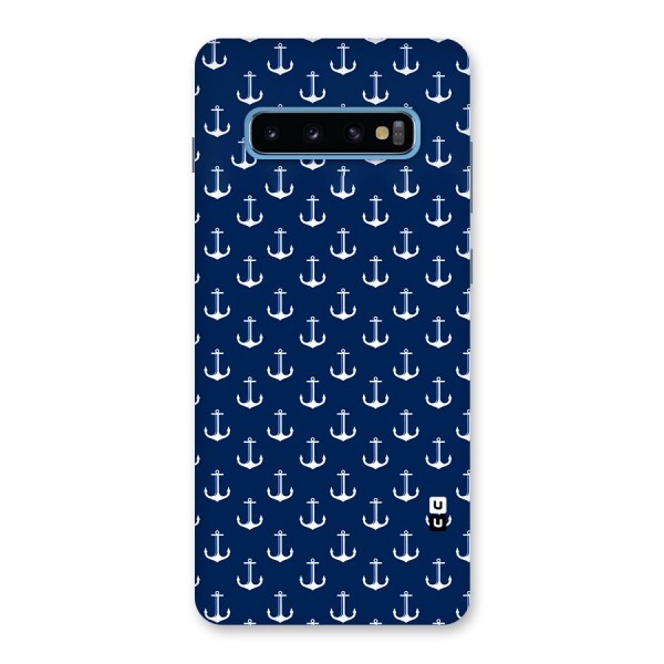 Nautical Pattern Back Case for Galaxy S10 Plus