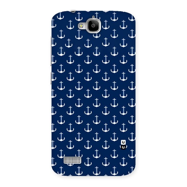 Nautical Pattern Back Case for Honor Holly
