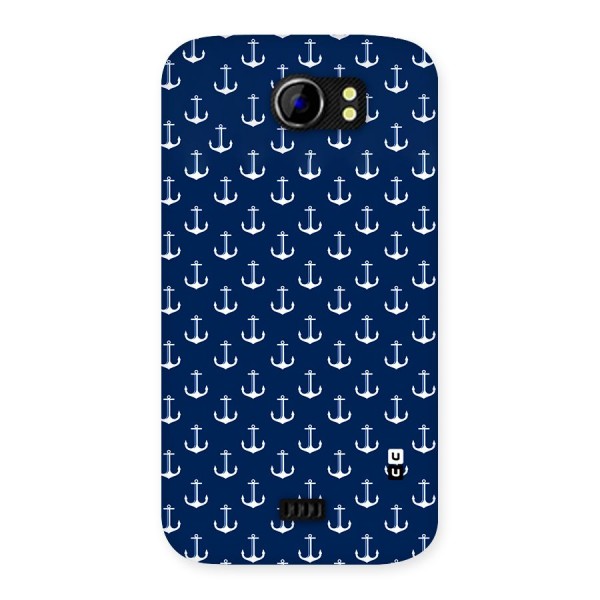 Nautical Pattern Back Case for Micromax Canvas 2 A110