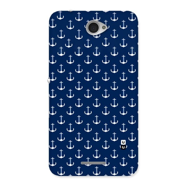 Nautical Pattern Back Case for Sony Xperia E4