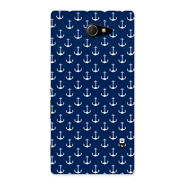 Nautical Pattern Back Case for Sony Xperia M2