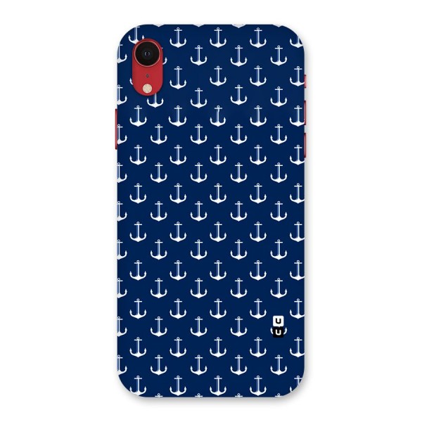 Nautical Pattern Back Case for iPhone XR