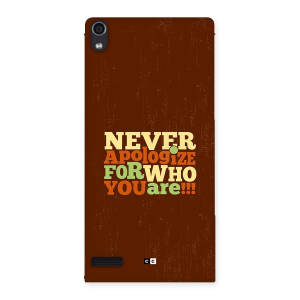 Never Apologize Back Case for Ascend P6