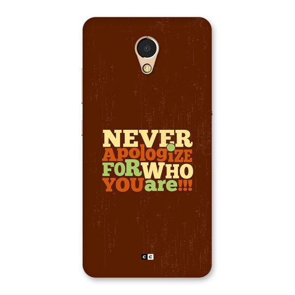 Never Apologize Back Case for Lenovo P2