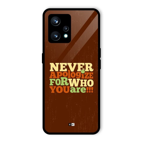 Never Apologize Back Case for Realme 9