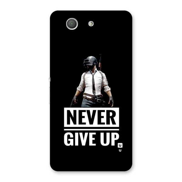 Never Giveup Back Case for Xperia Z3 Compact
