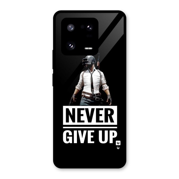 Never Giveup Glass Back Case for Xiaomi 13 Pro
