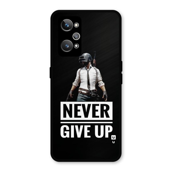 Never Giveup Metal Back Case for Realme GT Neo2