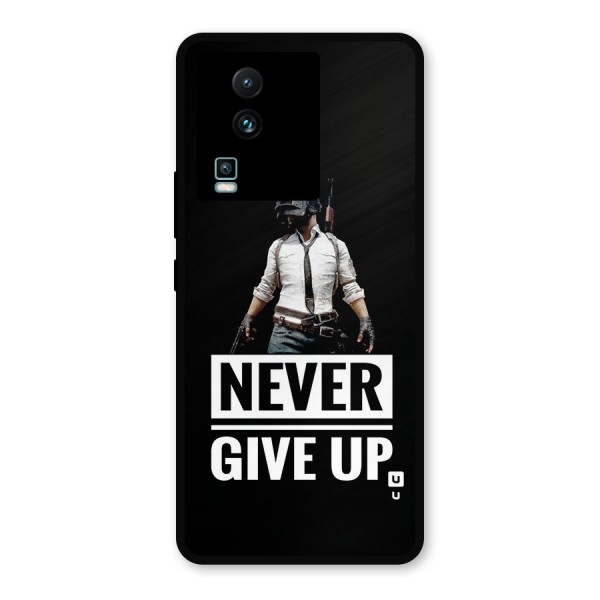 Never Giveup Metal Back Case for iQOO Neo 7