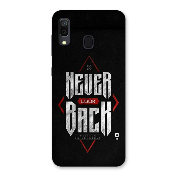 Never Look Back Diamond Back Case for Galaxy A20