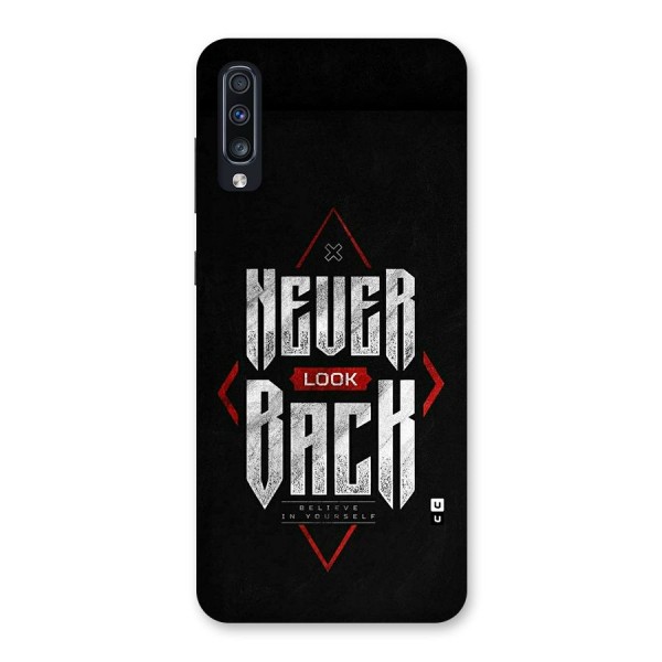 Never Look Back Diamond Back Case for Galaxy A70