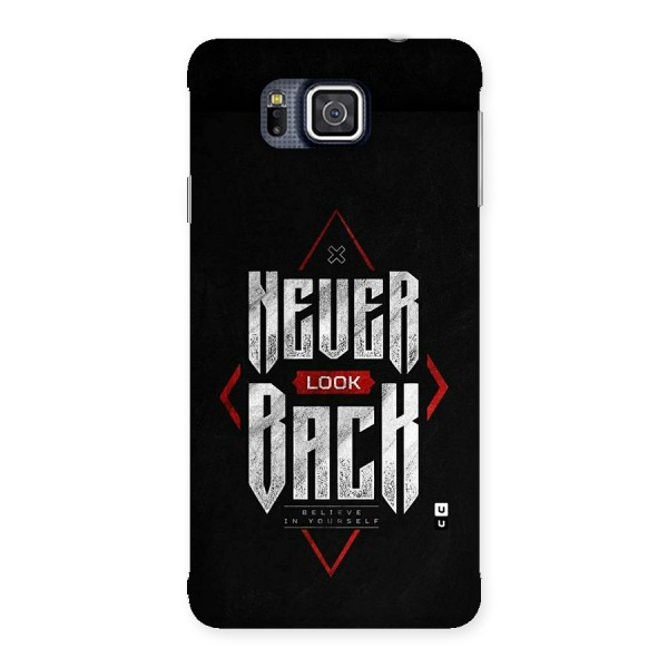 Never Look Back Diamond Back Case for Galaxy Alpha