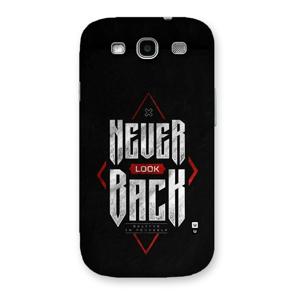 Never Look Back Diamond Back Case for Galaxy S3